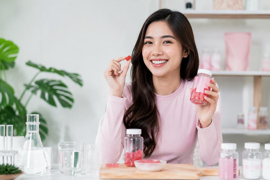 Maklon Gummy Collagen dengan Legalitas Lengkap BPOM & Halal